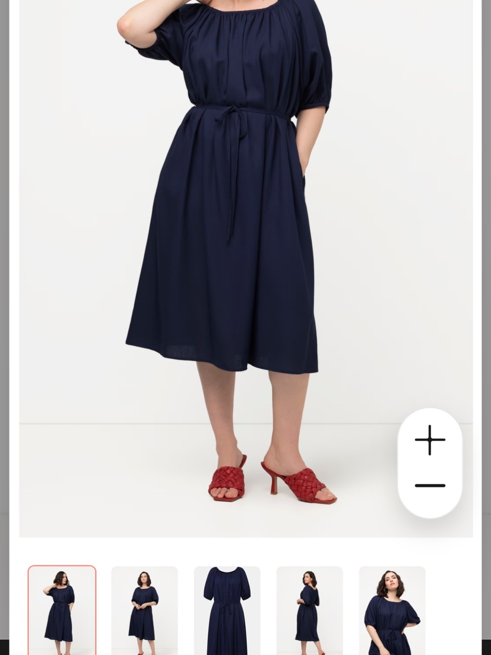 Ulla Popken Balloon Sleeve Dress 20/22
